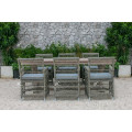 Nature Inspired Design Patio Garden Dining Set Poly Rattan Wicker Furniture